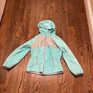 Free Country Teal and Gray Kids Puffer Jacket